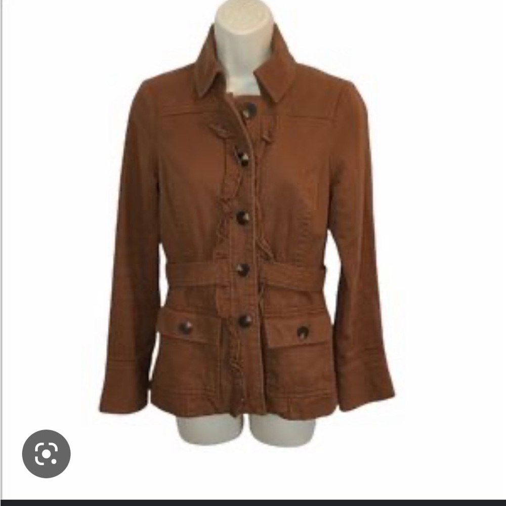 Anthropologie Tabitha lightweight buttoned coat